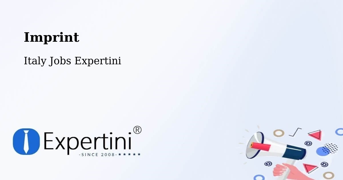 Imprint – Teramo - Italy Jobs Expertini